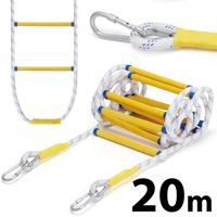 Drabina sznurowa linowa pleciona na dach HIGHER 20m FIBERGLASS dekarska