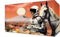 Obraz 30x20cm Obiad na Marsie