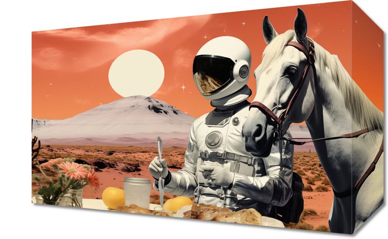 Obraz 30x20cm Obiad na Marsie zdjęcie 1