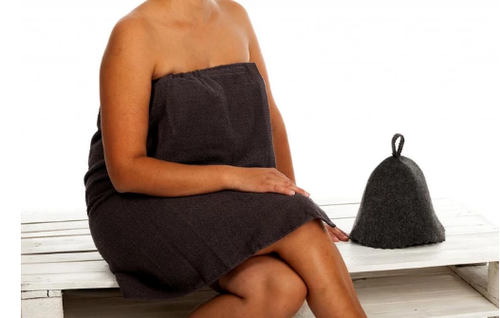 Prześcieradło kilt pareo do sauny 100% Len białe na Arena.pl