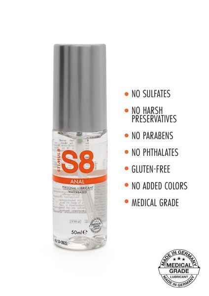 S8 Wb Anal Lube 50Ml Natural zdjęcie 2