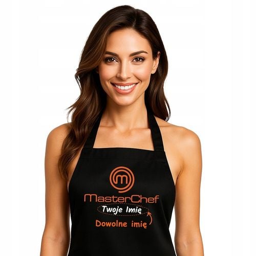 FARTUCH MASTER CHEF SZEF KUCHNI PREZENT DLA KOLEŻANKI KOLEGI DOWOLNE IMIĘ na Arena.pl