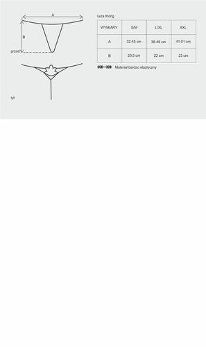 Luiza Stringi Czarne S/M na Arena.pl