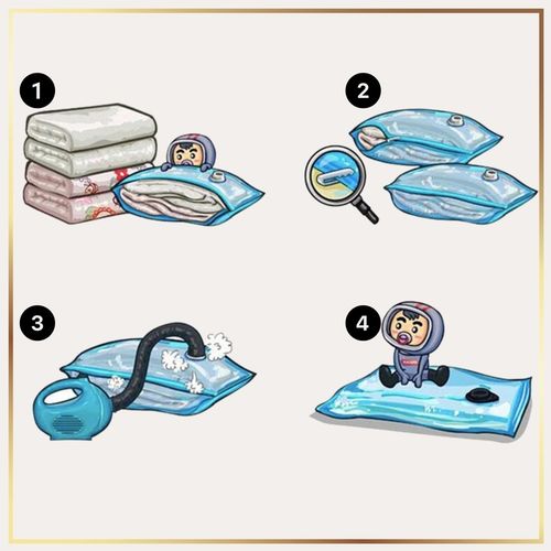 Zestaw worków próżniowych do ubrań Szczelne Mocne 10 sztuk 50x70 + Pompka na Arena.pl