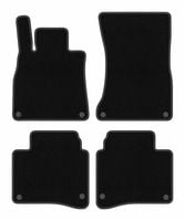 Dywaniki welurowe BASIC Mercedes S W222 sedan long czarne