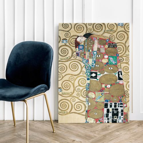 Obraz na płótnie gustav klimt abstrakcja fulfillment 80x120 cm na Arena.pl