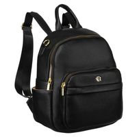 plecaczek damski z kieszeniami w czarnym kolorze - rovicky