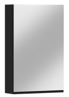 Szafka łazienkowa wisząca ANTICO 50 z lustrem czarna (W7)