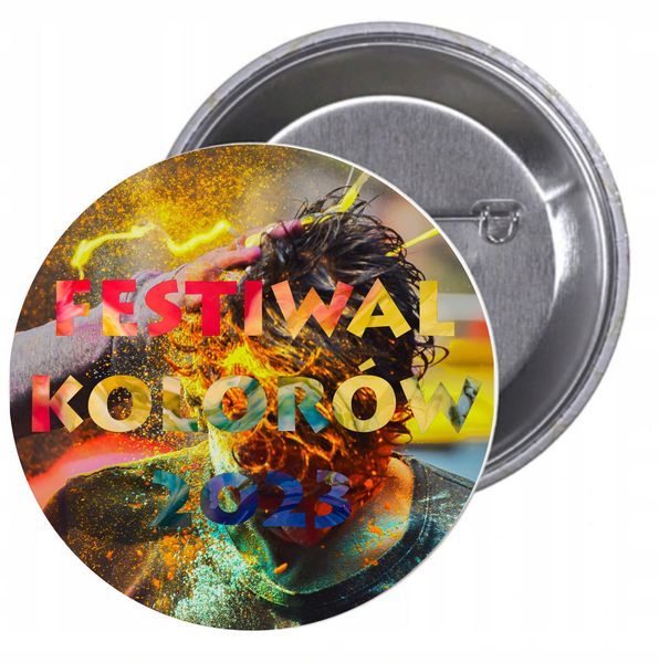 Przypinki buttony HIT FESTIWAL KOLORÓW 2023 zdjęcie 1