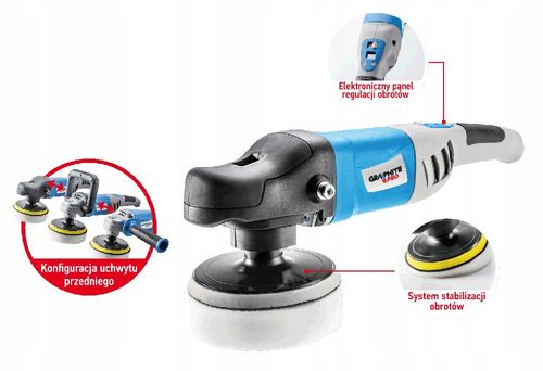 GRAPHITE PRO POLERKA 1100W 180MM na Arena.pl