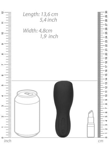 vibrating masturbator sleeve   licorice black na Arena.pl