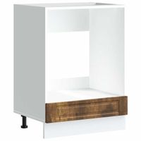 Szafka piekarnikowa Porto, przydymiony dąb