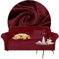 POKROWIEC NA KANAPĘ SOFĘ NAROŻNIK WELUR 235-300 CM