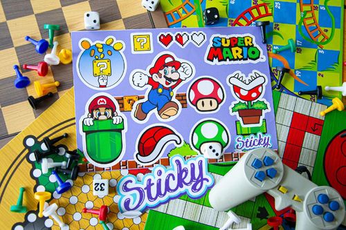 Naklejki na rower kask MARIO na Arena.pl