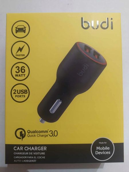 Ładowarka samochodowa Mocna 36W 2x USB QC 3.0 zdjęcie 3