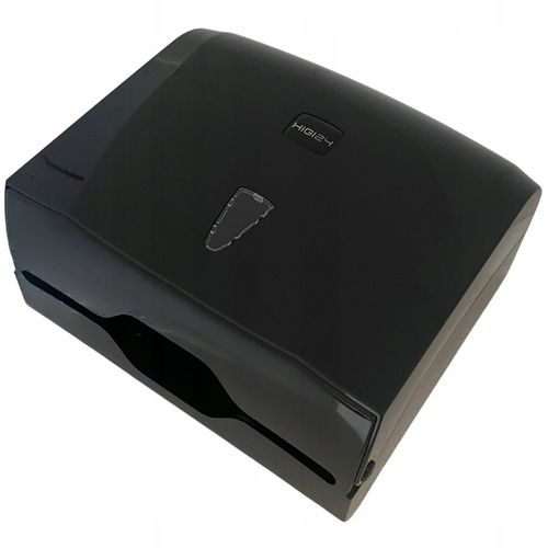 Pojemnik Dozownik Podajnik ręczniki papierowe ZZ czarny naścienny ATEST PZH na Arena.pl