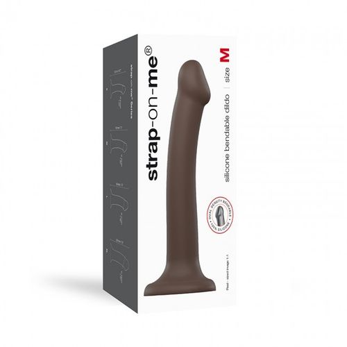 silicone bendable dildo double density chocolate m na Arena.pl