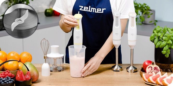 BLENDER ZESTAW MOCNY ZELMER ZHB4562I 800W STALOWY Pulsar Deluxe Max Chopper zdjęcie 12
