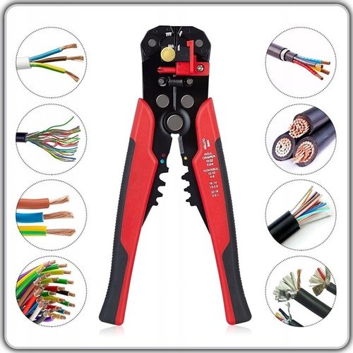 ZACISKARKA KONEKTORÓW KOŃCÓWEK ŚCIĄGACZ IZOLACJI +1300 szt. TULEJEK na Arena.pl