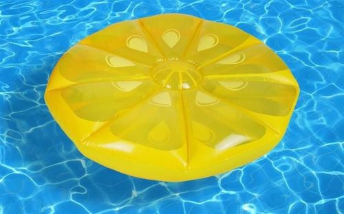 Materac dmuchany - cytryna na Arena.pl