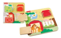 Fisher-Price. JCY33 Wood. Drewniana tablica A Kuku