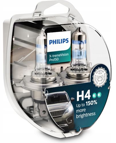 Żarówki H4 Philips X-Treme Vision Pro150 + 150 % na Arena.pl