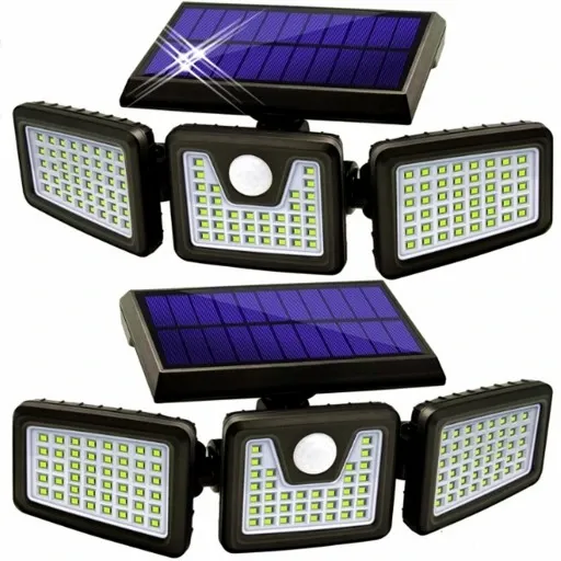 LAMPA Z PANELEM SOLARNA ULICZNA HALOGEN LED SMD zdjęcie 8