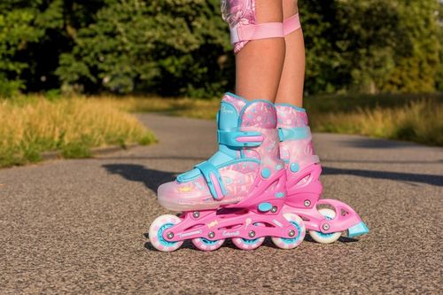 Rolki Wrotki 3w1 Regulowane RAVEN Caramell 34-37 Kółko LED na Arena.pl