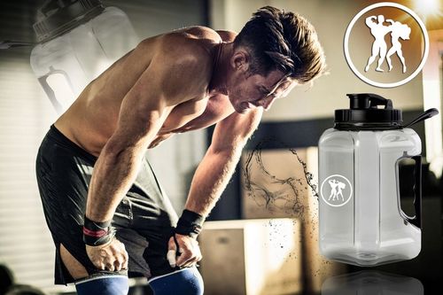 HERKULES Water Jug Kanister 2,4l Z USTNIKIEM BUTLA NA WODĘ BIDON SIŁOWNIA na Arena.pl