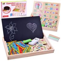 tablica edukacyjna + patyczki do nauki matematyki | za2514