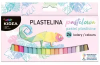 Plastelina 24 Kolory Pastelowe Kidea