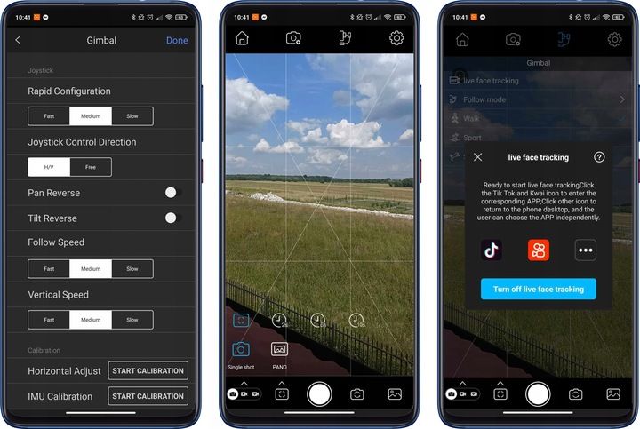 GIMBAL DO TELEFONU RĘCZNY STABILIZATOR OBRAZU iOS ANDROID SKŁADANY SELFIE zdjęcie 6