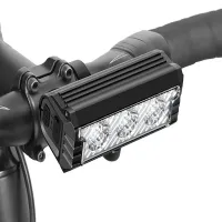 Lampka na rower rowerowa led światło przód tył usb kierownicę zestaw