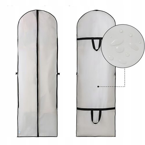 POKROWIEC NA SUKNIE ŚLUBNĄ, UBRANIA, KOSZULE SOLIDNY i DŁUGI, WESELE na Arena.pl