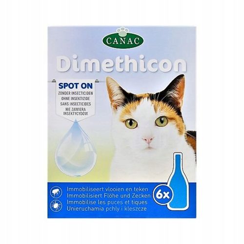 KROPLE NA KLESZCZE I PCHŁY DLA KOTA ZESTAW 6 SZTUK DAWEK PRZECIW KLESZCZOM na Arena.pl