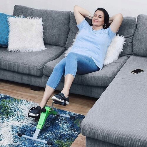 FUNKCJONALNY ROWEREK ROTOR TRENINGOWY SKŁADANY z LICZNIKIEM ZIELONY na Arena.pl