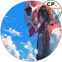 Opłatek na tort Atak Tytanów - Attack of Titans