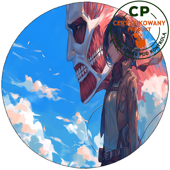 Opłatek na tort Atak Tytanów - Attack of Titans zdjęcie 1