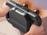 MASAŻER DO CIAŁA MOCNY 4 GŁOWICE 20 STOPNI SIŁY + 6 TRYBÓW IMPULSOWYCH USB