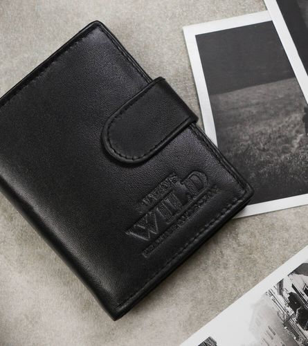 elegancki, skórzany portfel męski na zatrzask - always wild na Arena.pl