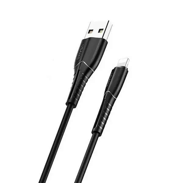 USAMS Kabel U35 lightning 2A Fast Charge 1m czarny zdjęcie 1