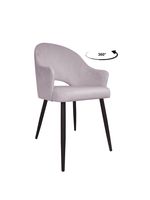 Krzesło obrotowe Velvet podstawa czarna MG55