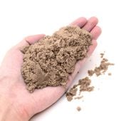 piaskownica + piasek kinetyczny 2kg + foremki