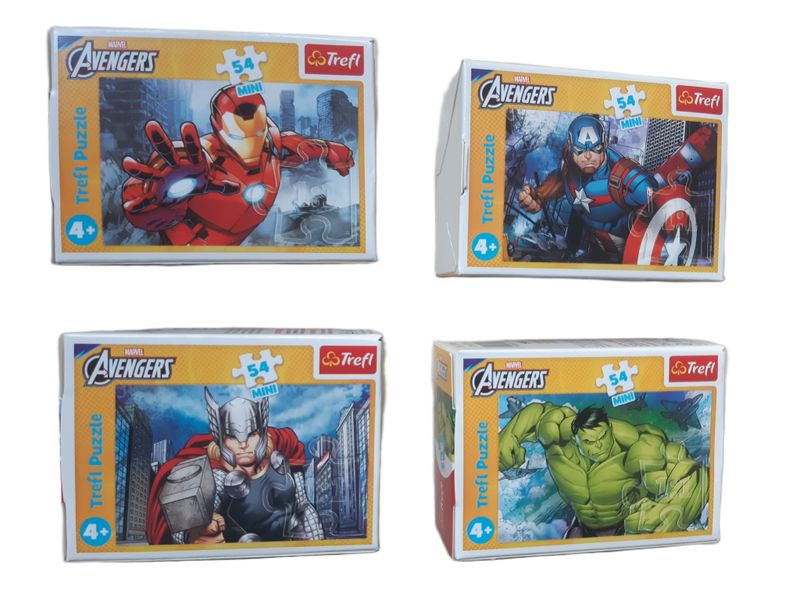 puzzle 54 mini avengers zdjęcie 1