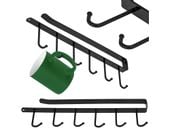 Wieszak na kubki do kuchni szafki podwieszany bez wiercenia do kubków