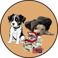 Opłatek na tort Psy Pies Pieski