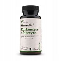 Kurkumina + Piperyna Pharmovit, suplement diety, 90 kapsułek