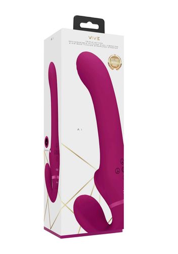 Ai - Dual Vibrating & Air Wave Tickler Strapless Strapon na Arena.pl