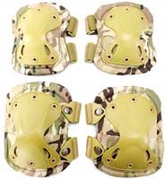 Ochraniacze Taktyczne Nakolanniki + Nałokietniki Wojskowe Ochronne Zestaw