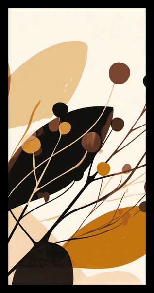 Plakat 50x100cm Jesienne Sylwety zdjęcie 2